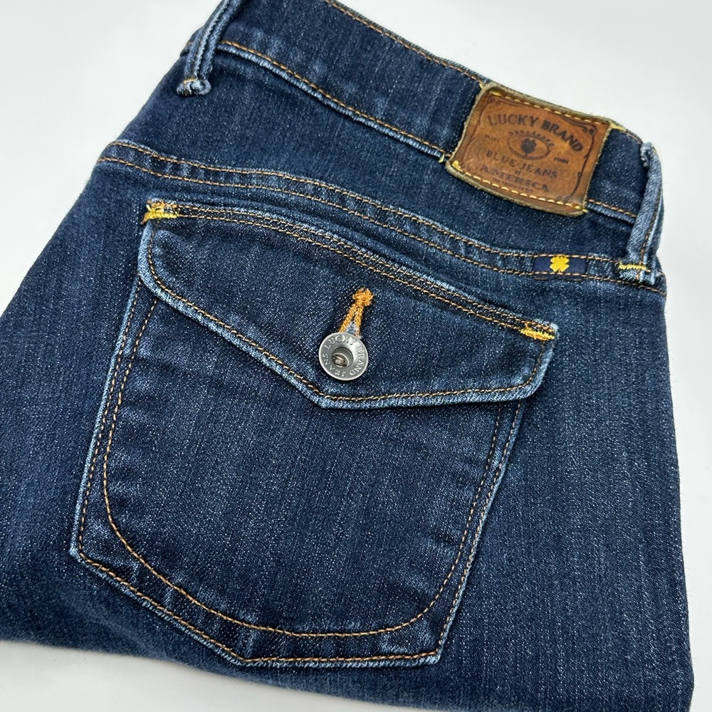 Lucky Brand Dark Blue Ankle & Cropped Jeans